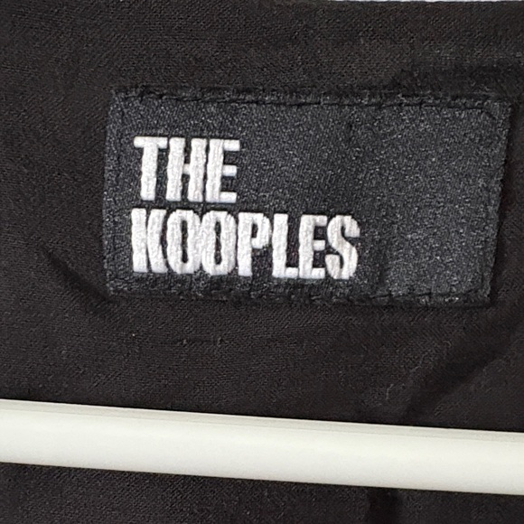 The Kooples Butterfly print smocked waist woven minidress size 0 - Picture 4 of 5